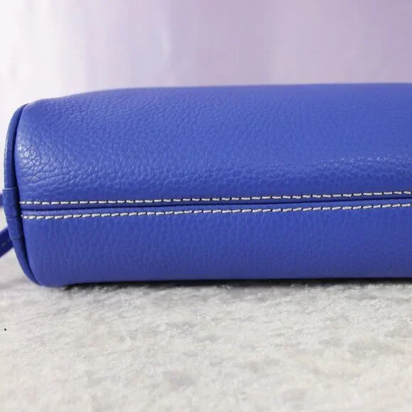 Dooney & Bourke Buffy Crossbody - PIPI Blue Pebble Leather Bag NWT - Picture 4 of 13